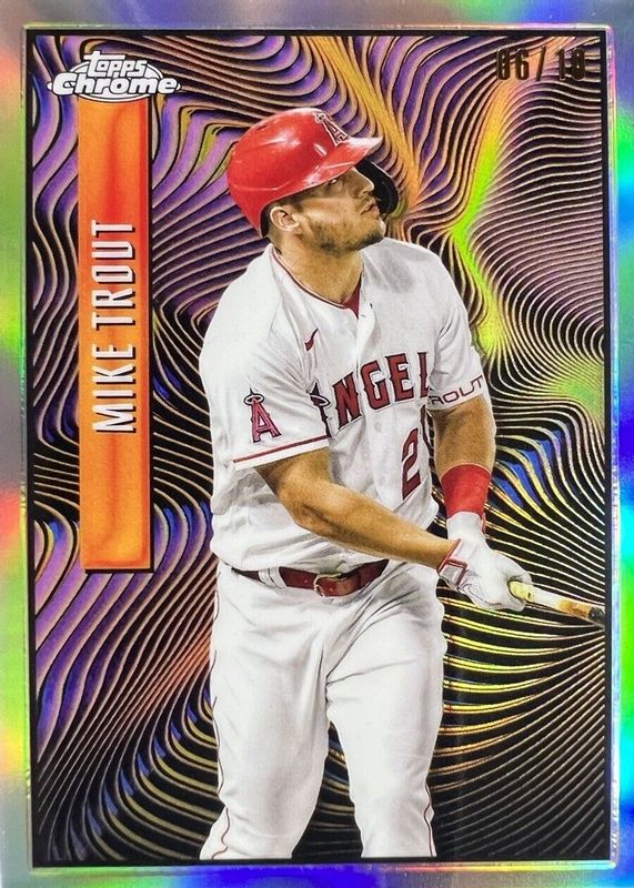 Mike Trout 2023 Topps Chrome #TCE-1 Topps Chrome Expose /10 BGS 9