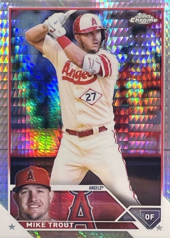 Mike Trout 2023 Topps Chrome Prism Refractor #27 Price Guide - Sports Card  Investor