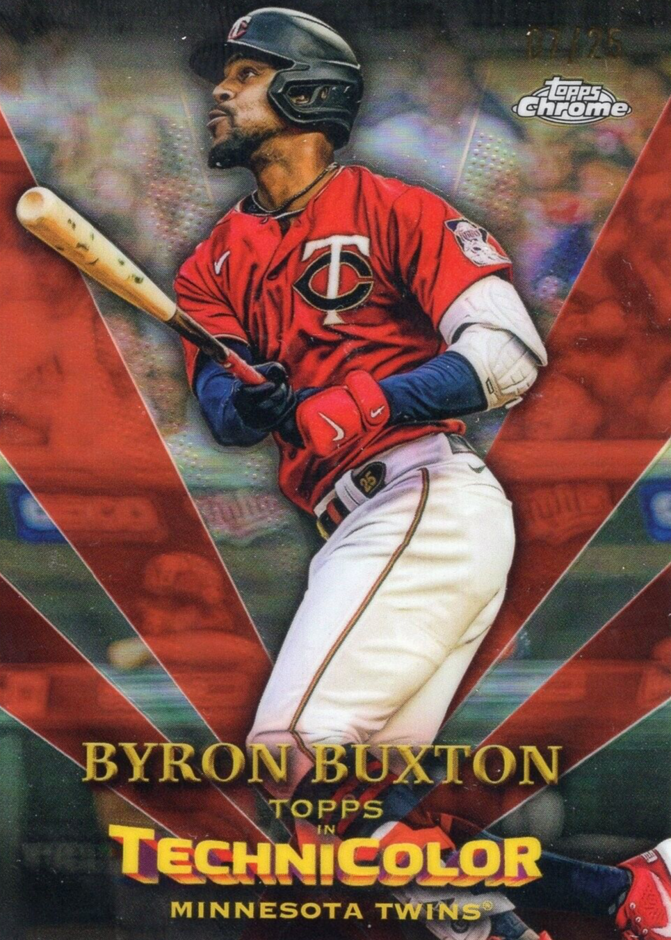 Byron Buxton 2023 Topps Chrome #TT-21 Topps in Technicolor