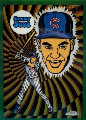 Sammy Sosa 1999 Fleer Brilliants #3-P Shining Stars - Pulsars