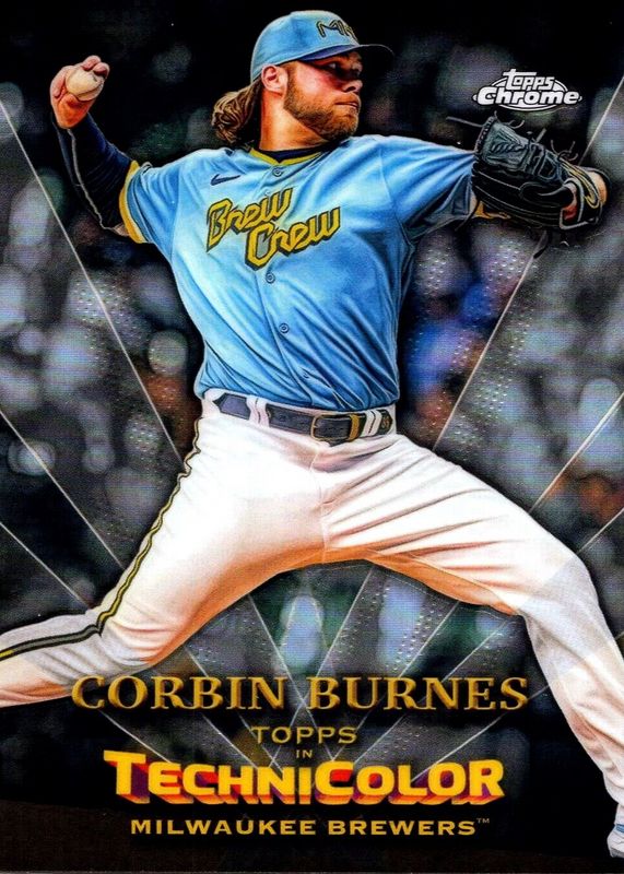 Corbin Burnes 2023 Topps Chrome #TT-12 Topps in Technicolor RAW