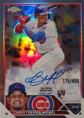 人気ショップ Topps 2023 Morel Christopher Chrome Rookie #RA-CMO その他