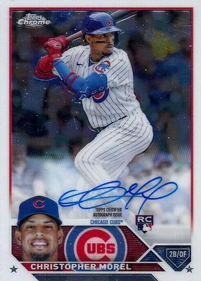 Christopher Morel 2021 Bowman Chrome #CPA-CMO Prospect Auto