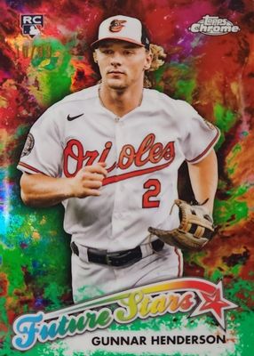 2023 Topps Chrome #FS-18 Future Stars - Green Refractor /99