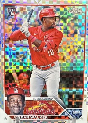 Jordan Walker 2020 Bowman Draft #BD-57 Chrome - Refractor
