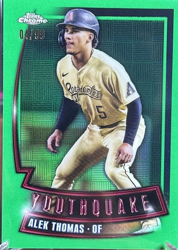 2023 Topps Chrome #YQ-9 Youthquake - Green Refractor /99