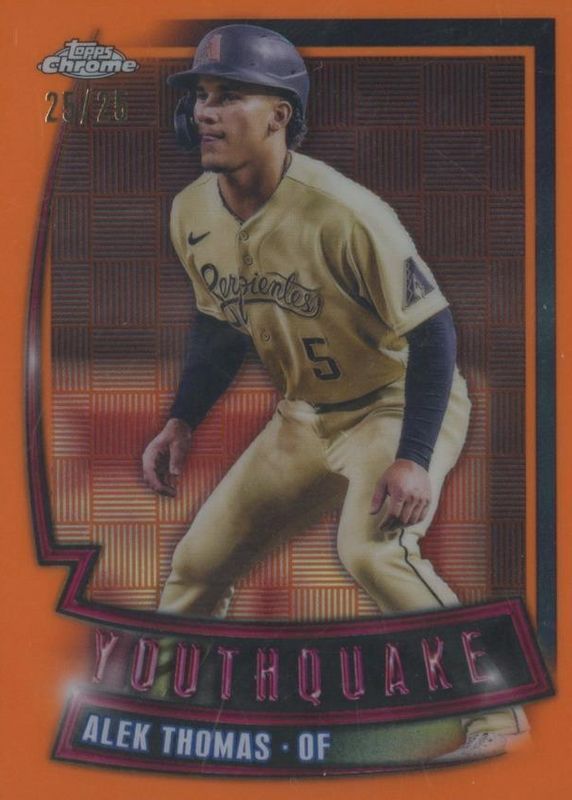 2023 Topps Chrome #YQ-9 Youthquake - Orange Refractor /25