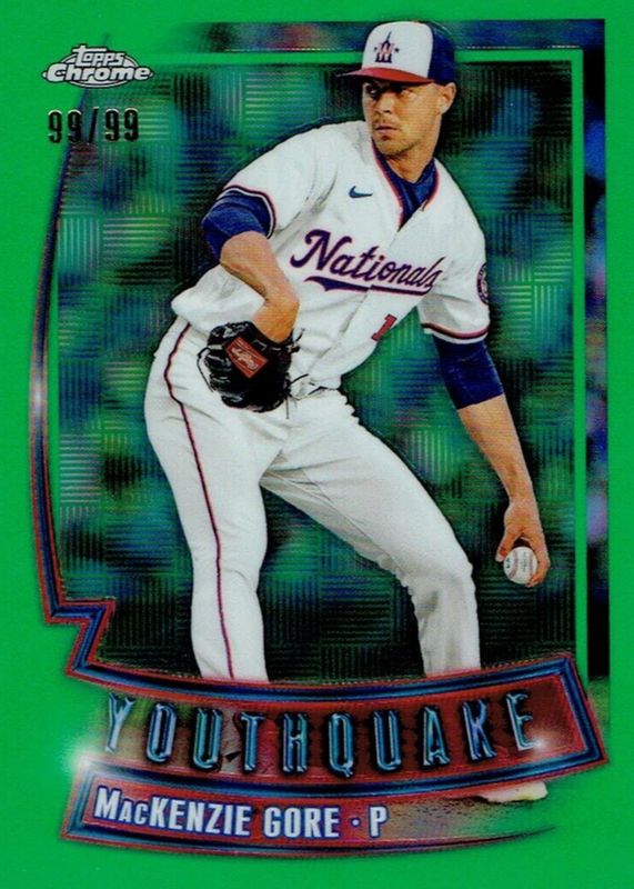 2023 Topps Chrome #YQ-16 Youthquake - Green Refractor /99