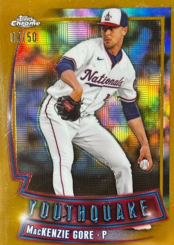 2023 Topps Chrome #YQ-16 Youthquake - Gold Refractor /50