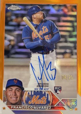 2023 TOPPS LUMINARIES Francisco Alvarez