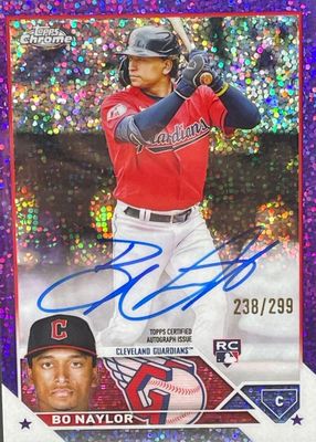 Bo Naylor 2023 Topps Chrome #RA-BN Rookie Autographs