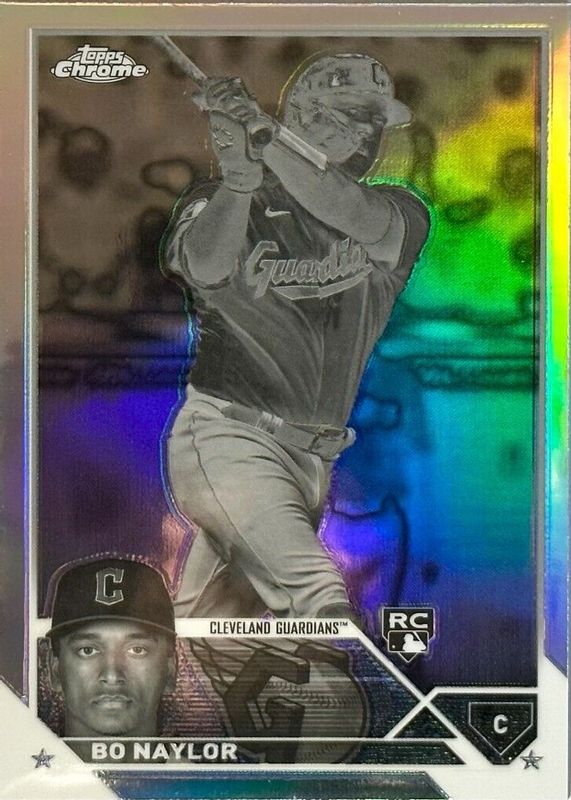 Bo Naylor 2023 Topps Chrome #54 Negative Refractor Rookie PSA 9