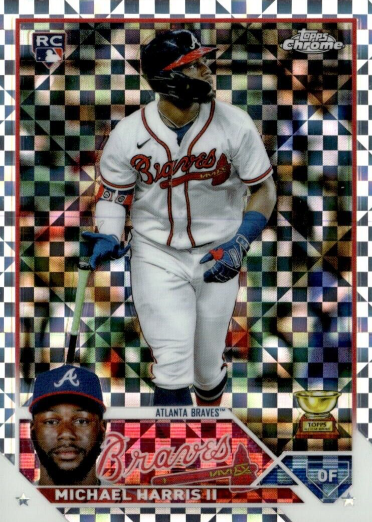 2023 Bowman Chrome MICHAEL HARRIS Rookie RC Mega Box Mojo Refractor #76  BRAVES