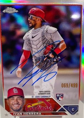 2023 Topps Chrome #RA-IH Rookie Autographs - Refractor /499