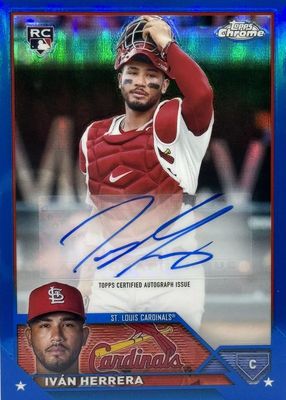 Ivan Herrera 2023 Topps Chrome #177 Pink Refractor Price