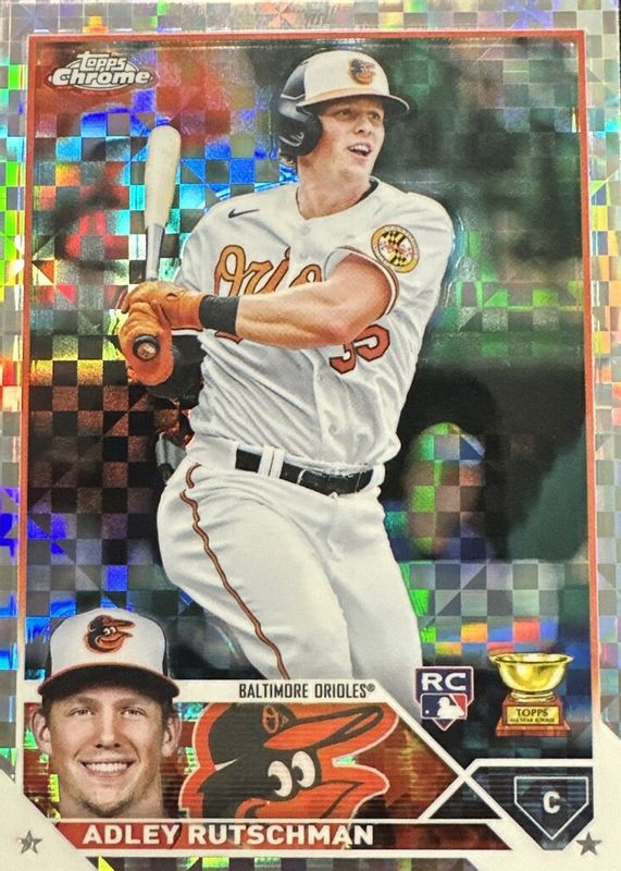 Adley Rutschman 2023 Topps Chrome #1 X-Fractor Rookie SGC 10