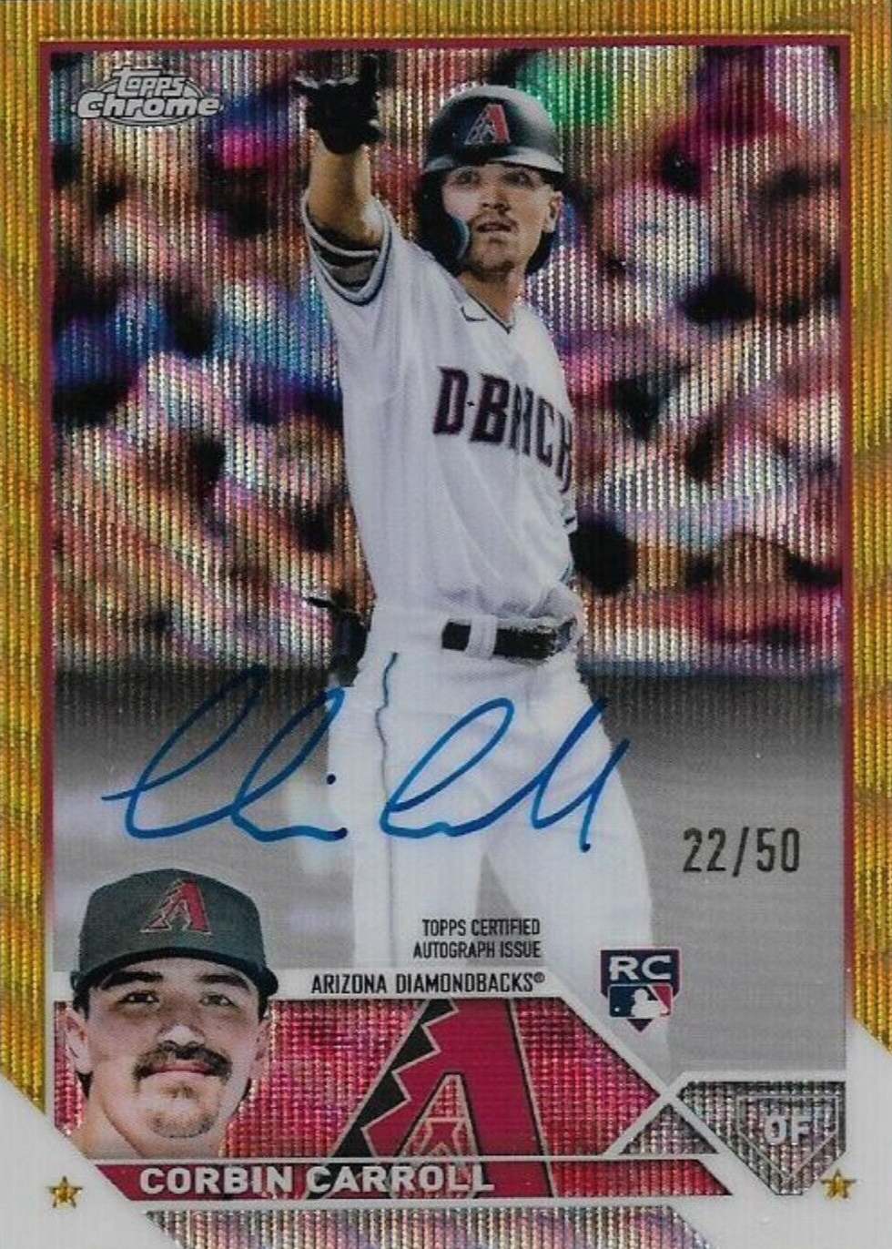 スポーツ選手 CORBIN CARROLL rookie autograph 5985_291_10683_RA_CCA