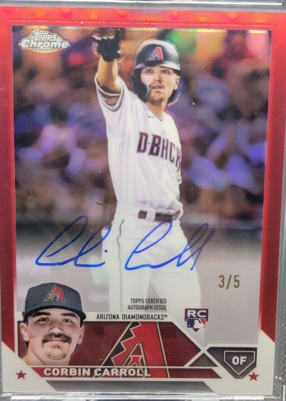 スポーツ選手 CORBIN CARROLL rookie autograph 5985_291_10686_RA_CCA