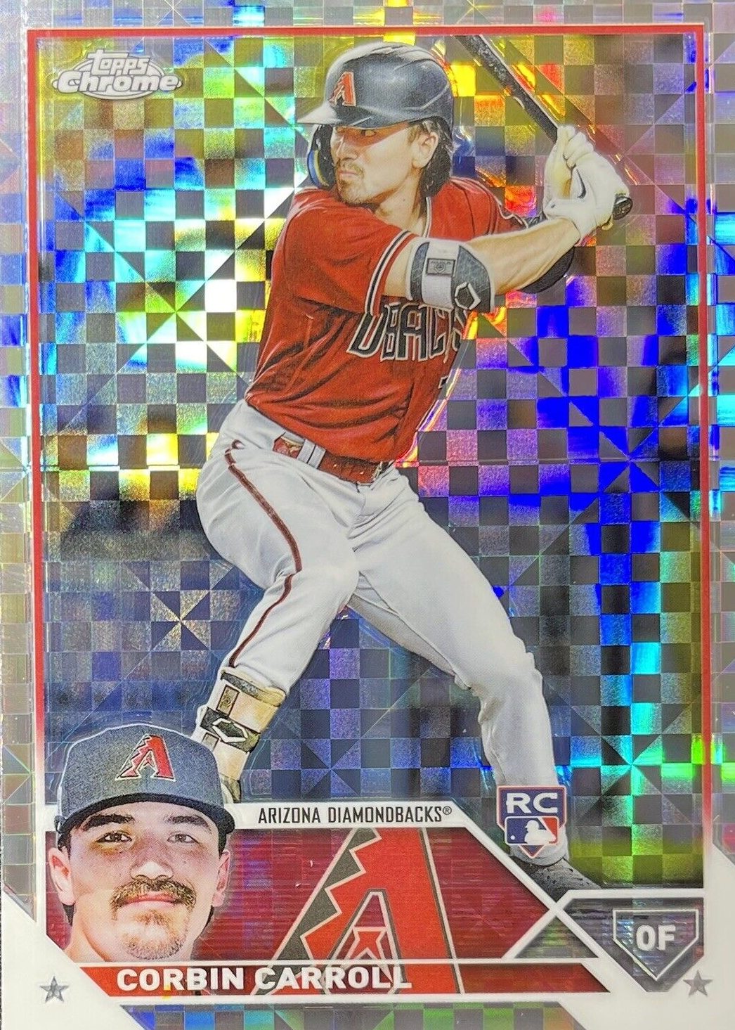 Corbin Carroll 2023 Topps Chrome #95 X-Fractor Price Guide