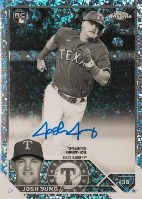 Josh Jung bowman 1st 25枚限定　PSA10 2023 Bowman's Best JOSH JUNG Rangers Orange Refractor #/25