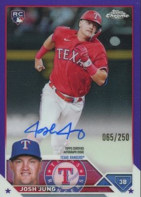 2023 Topps Chrome #RA-JJ Rookie Autographs - Purple Refractor /250