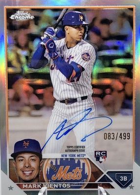 2023 Topps Chrome #RA-MV Rookie Autographs - Refractor /499