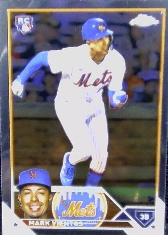 Mark Vientos 2023 Topps Chrome #8 Base Rookie RAW