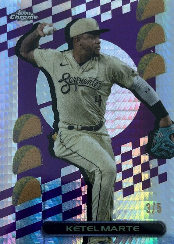 Ketel Marte 2023 Topps Chrome #TF-11 TacoFractor /5 RAW