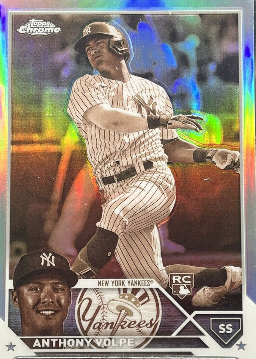 1枚限定！Anthony Volpe Auto 2022 Leaf l Anthony Volpe 2023 Topps Chrome #RA-AV Rookie Autographs