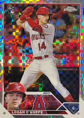 Logan O'Hoppe 2023 Topps Chrome #RA-LO Rookie Autographs