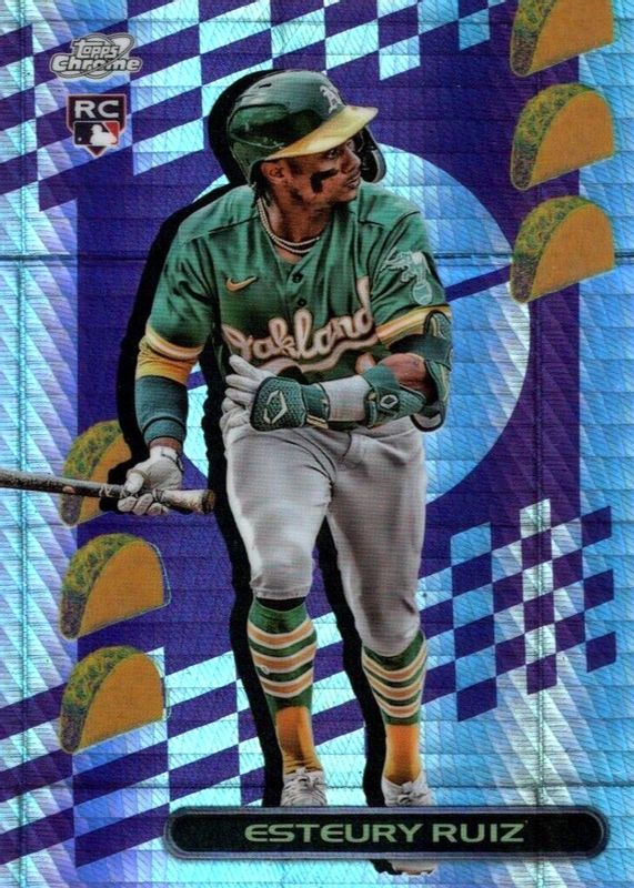 Esteury Ruiz 2023 Topps Chrome #TF-271 TacoFractor /5 Rookie SGC 9.5