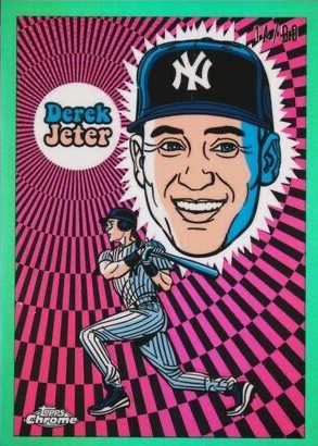 Derek Jeter 2023 Topps Chrome #UV-3 Ultraviolet All-Stars