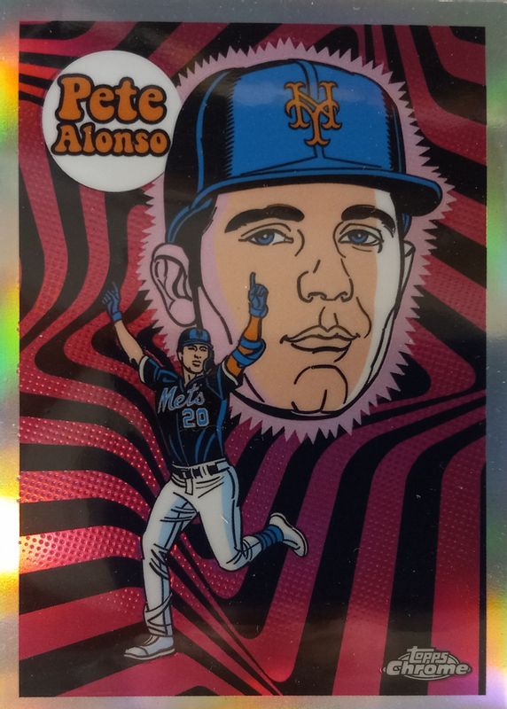 Pete Alonso 2023 Topps Chrome #UV-8 Ultraviolet All-Stars RAW