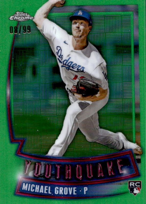 2023 Topps Chrome #YQ-43 Youthquake - Green Refractor /99