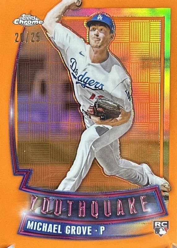 2023 Topps Chrome #YQ-43 Youthquake - Orange Refractor /25
