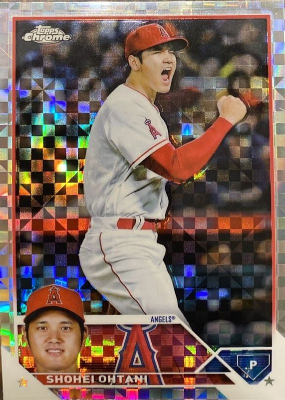 Shohei Ohtani 2023 Topps Chrome #17 X-Fractor PSA 10