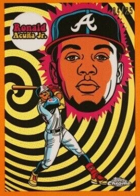 Ronald Acuna Jr. 2023 Topps Chrome #UV-4 Ultraviolet All-Stars