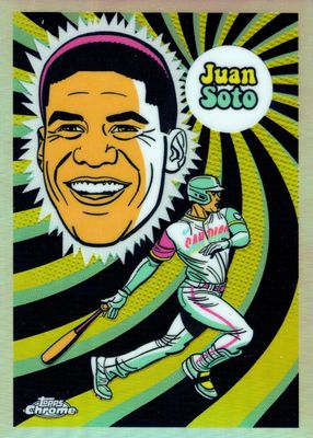 Juan Soto 2023 Topps Chrome #UV-9 Ultraviolet All-Stars
