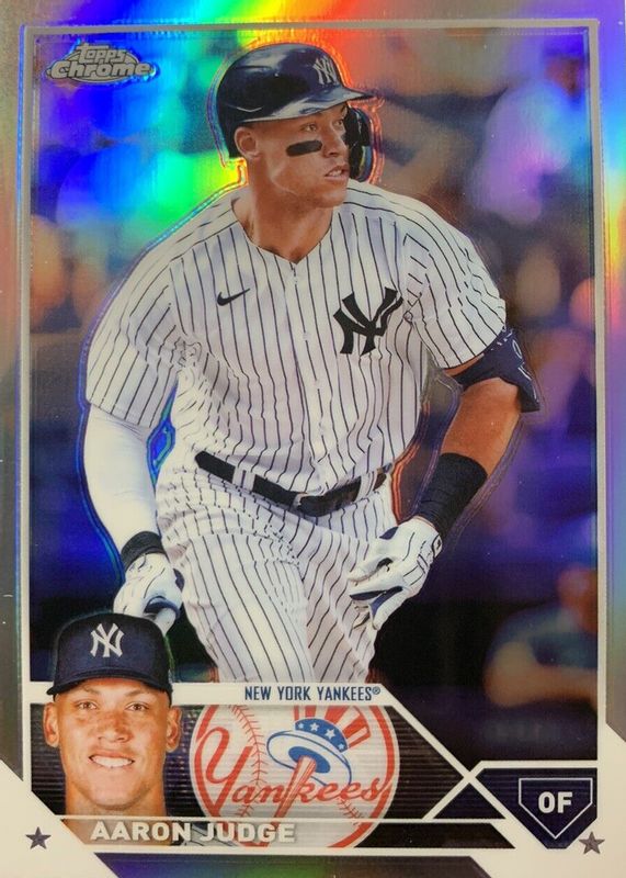 Aaron Judge 2023 Topps Chrome #62 Refractor PSA 10