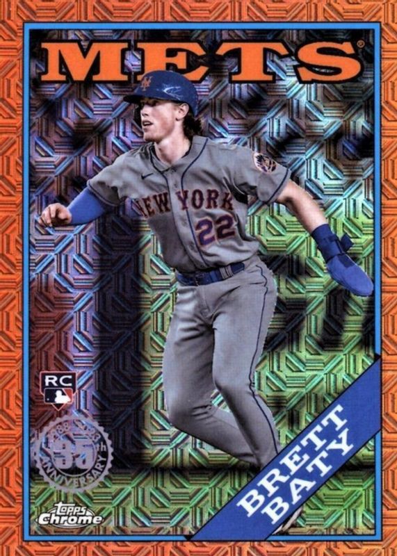 2023 Topps Silver Pack #T88C-14 1988 Chrome Promo - Orange Refractor (Series 1) /25