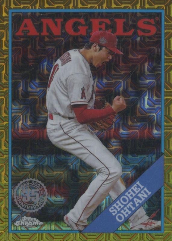 Shohei Ohtani 2023 Topps Silver Pack #T88C-27 1988 Chrome Promo - Gold Refractor (Series 1) /50 BGS 10 PRISTINE