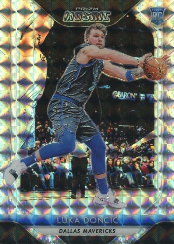 Luka Doncic 2018 Prizm Mosaic #68 Base Rookie BGS 10 PRISTINE