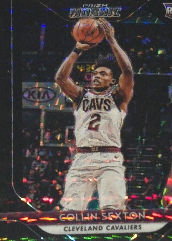 Collin Sexton 2018 Prizm Mosaic #13 Black /1 Rookie PSA 10