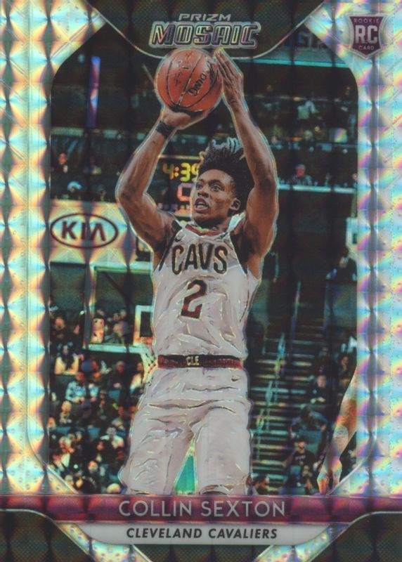 Collin Sexton 2018 Prizm Mosaic #13 Base Rookie PSA 10