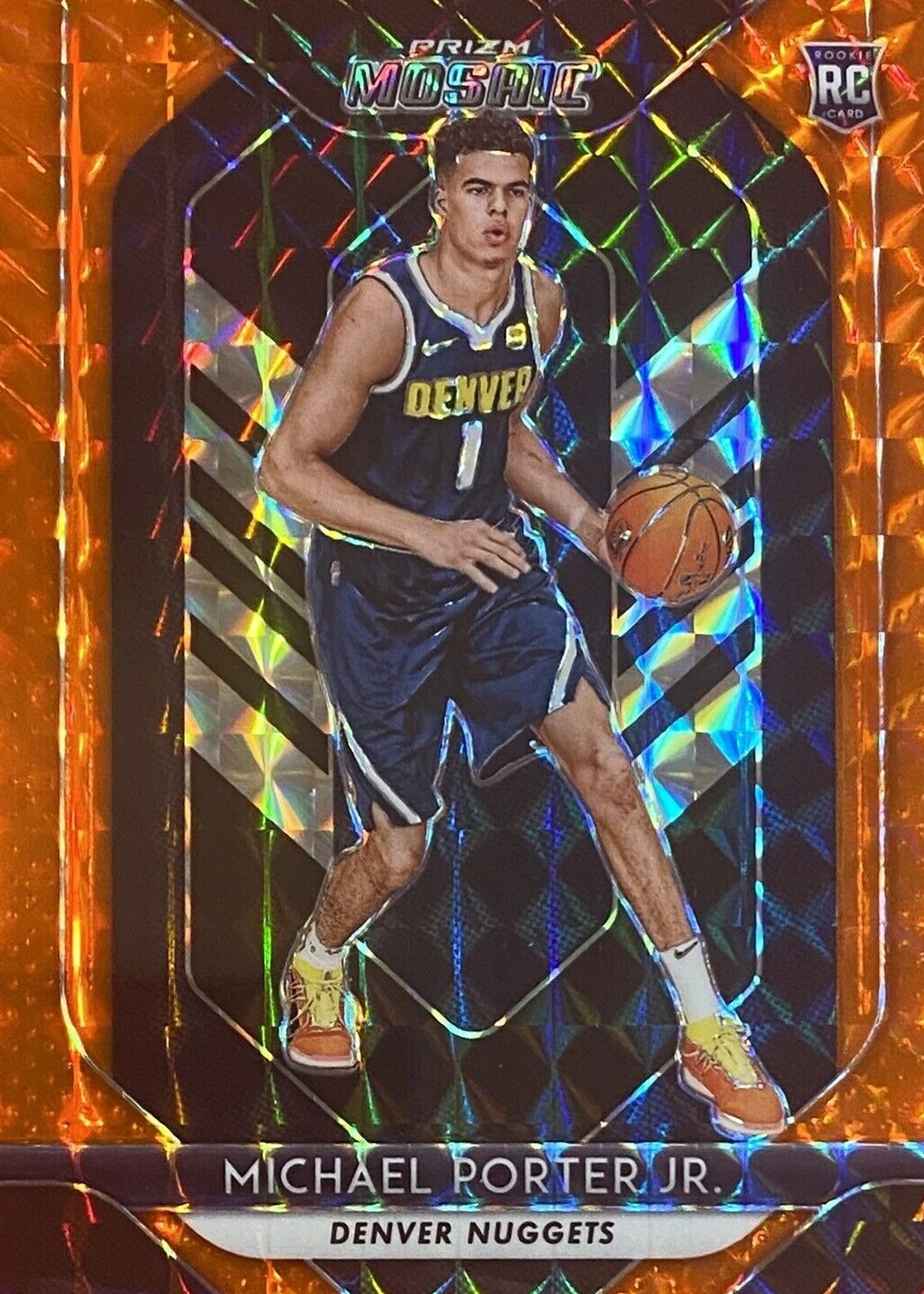 Michael Porter Jr. 2018 Prizm Mosaic #73 Orange /99 Price