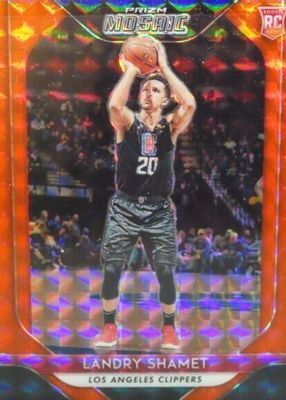 2018 Prizm Mosaic #63 Orange /99