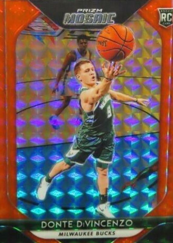 Donte DiVincenzo 2018 Prizm Mosaic #26 Orange /99 Rookie BGS 10 PRISTINE