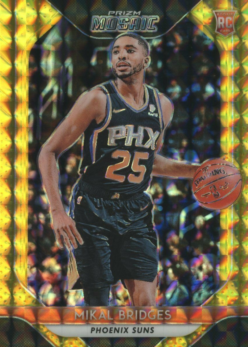 Mikal Bridges 2018 Prizm Mosaic #74 Gold /10 Price Guide - Sports