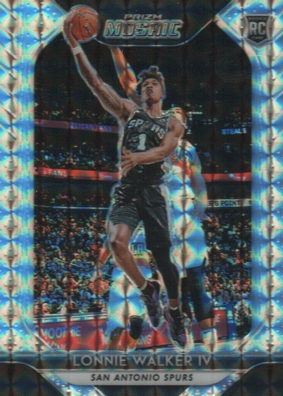 Lonnie Walker IV 2018 Prizm Mosaic #66 Base Rookie RAW