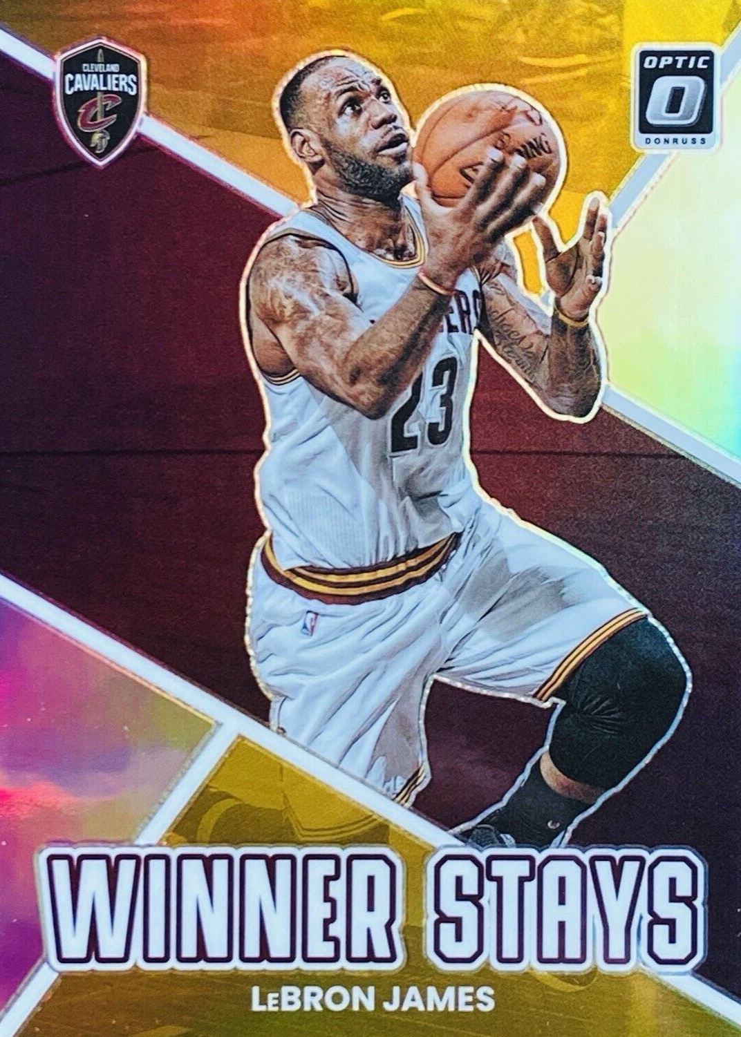 LeBron James 2022 Optic #2 Winner Stays - Holo Price Guide